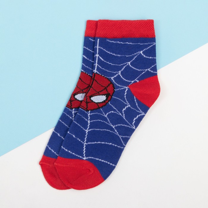 Носки детские «Человек Паук: Самый смелый»,16-18 см колготки человек паук самый смелый рост 98 104 см