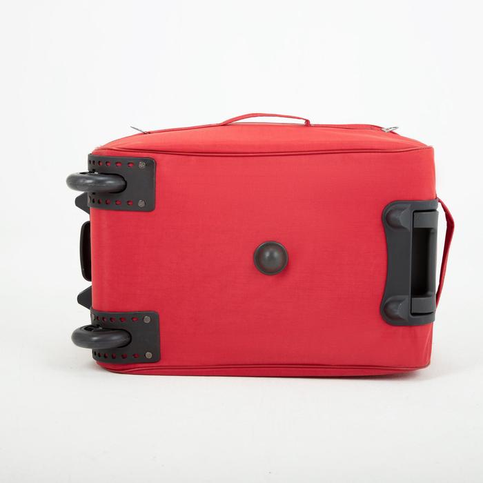 Сумка дорожная на колёсах, с расширением, 1 отдел, 1 наружный карман, цвет бордовый