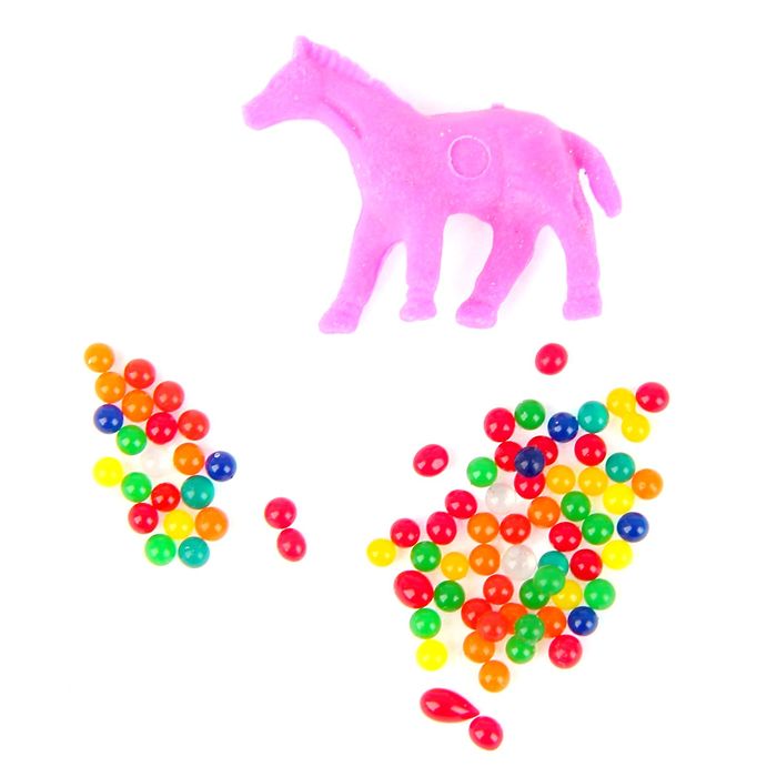 Растущий гель цветной "Животные", набор 20 шт.