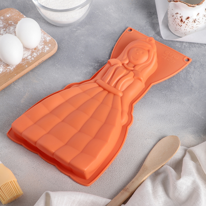 Форма для выпечки "Принцесса Белль" 32х17,5х4 см, цвета МИКС