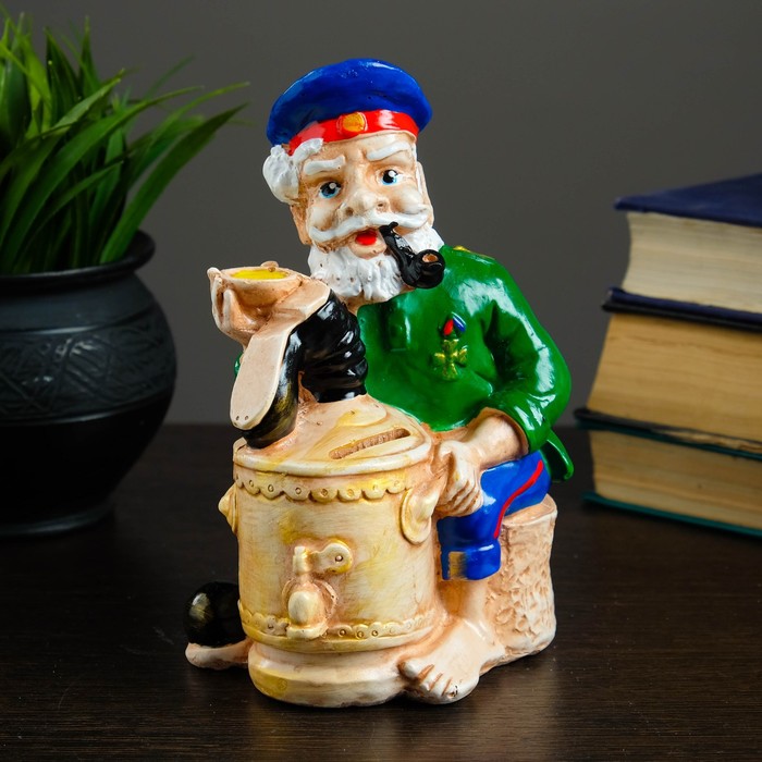 Копилка "Дед с самоваром"