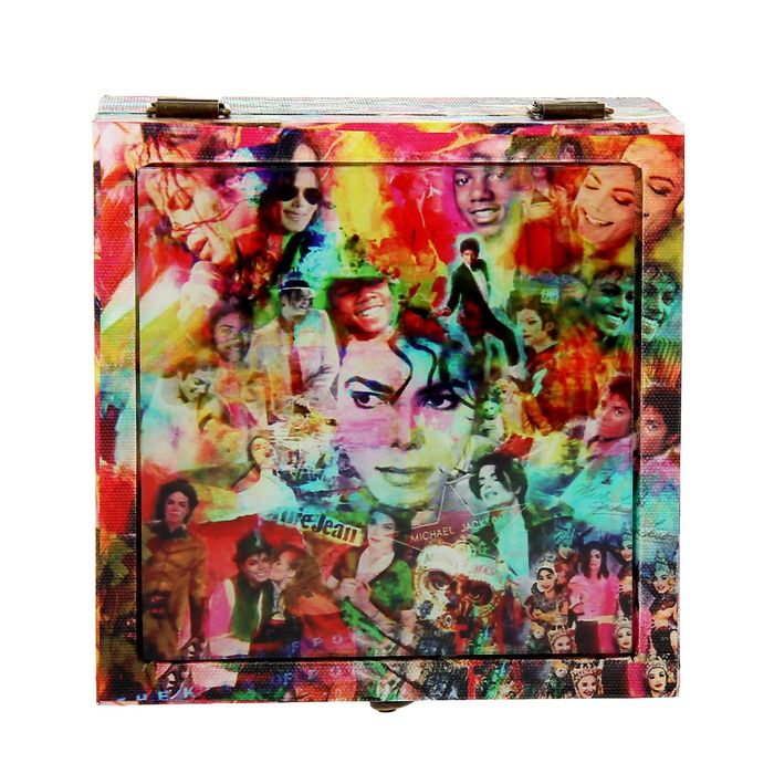 Шкатулка "Коллаж Майкл"