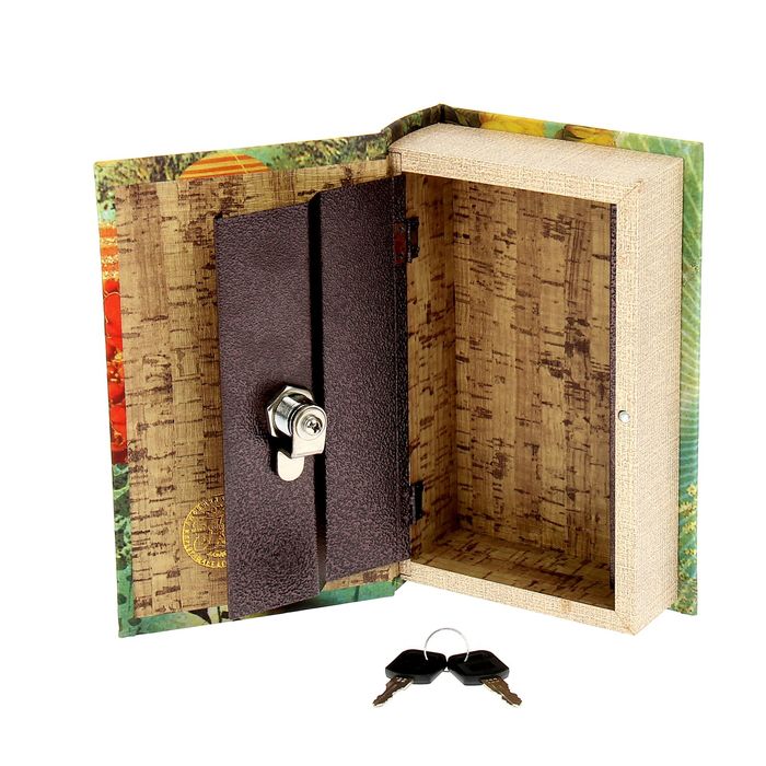 Сейф-книга шёлк "Образ девушки" со стразами