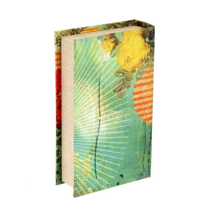 Сейф-книга шёлк "Образ девушки" со стразами