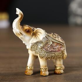 

Сувенир полистоун "Слон цветочный" 7х3х8 см