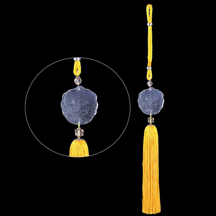 Подвеска "Карпы" жёлтая