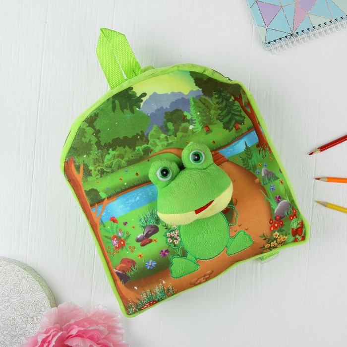 Мягкий рюкзак "Лягушка"