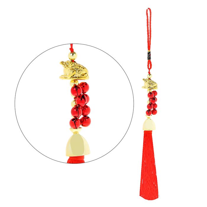 Подвеска с бубенчиками "Жаба"