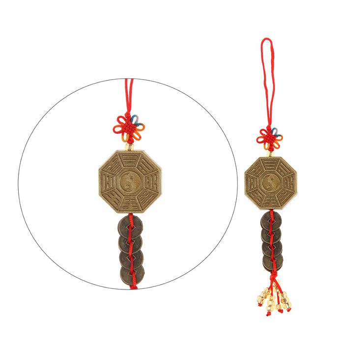 Подвеска из восьми монет "Инь и Ян"