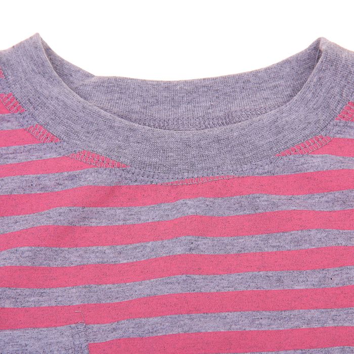 Комплект женский (джемпер, брюки), размер 50, цвет розовый в полоску, кулирка