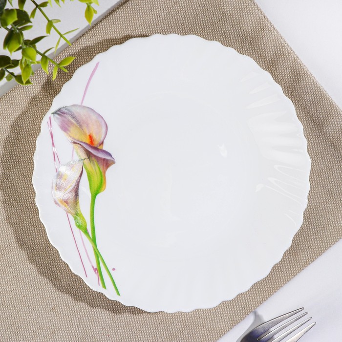 Тарелка десертная 17,5 см "Дивные каллы"
