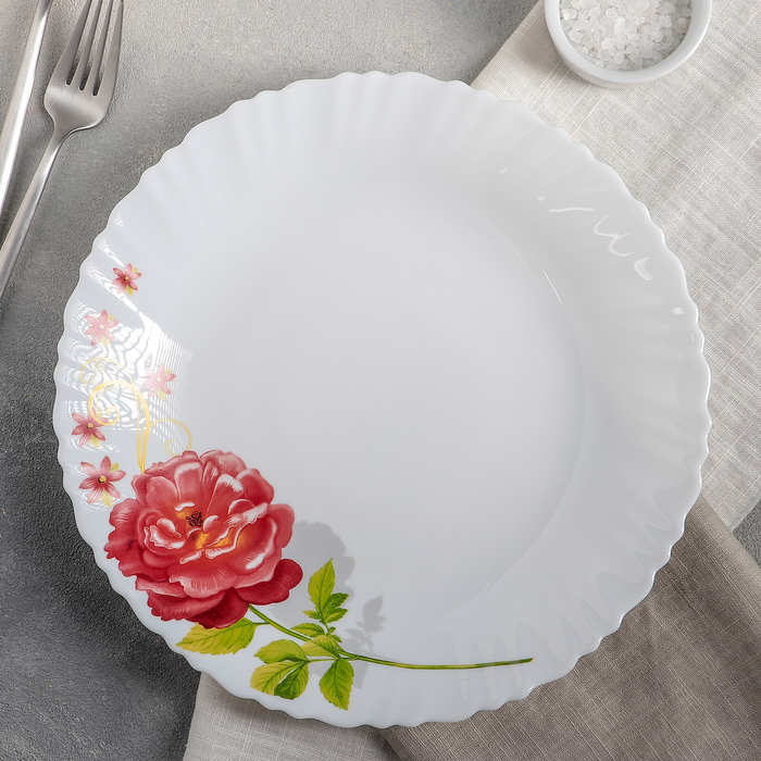 Тарелка обеденная 26 см "Китайская роза"