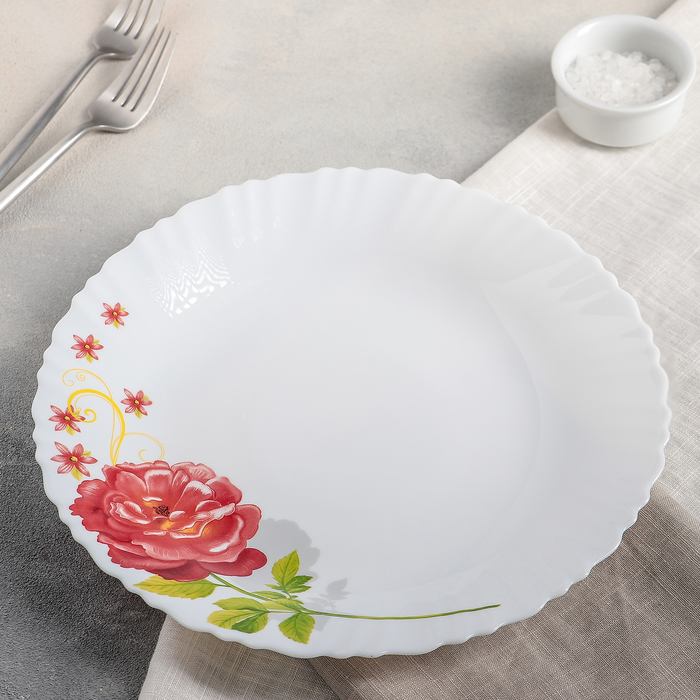 Тарелка обеденная 26 см "Китайская роза"