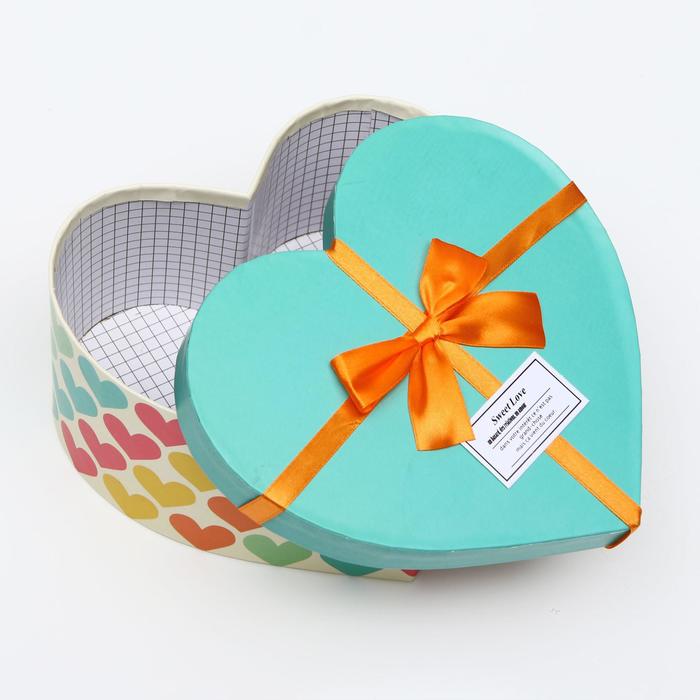 Набор коробок 4в1 "Сердце", 23,5 х 22 х 11,5 - 14 х 14,5 х 7,5 см