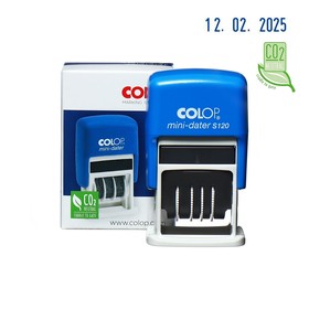 Датер автоматический Colop S 120/BL Банк, высота шрифта 3,8 мм