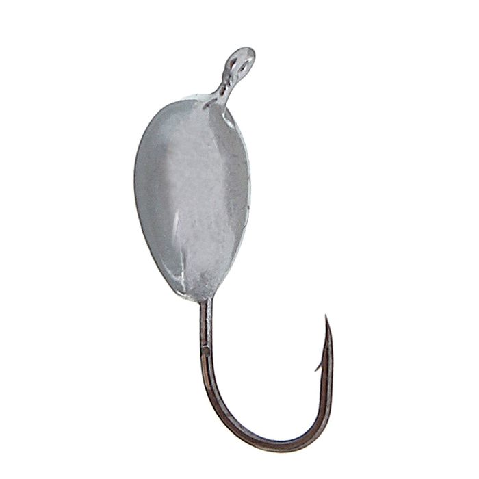 Мормышка вольфрам «Пирс» капля, вес 1.1 г, цвет хром