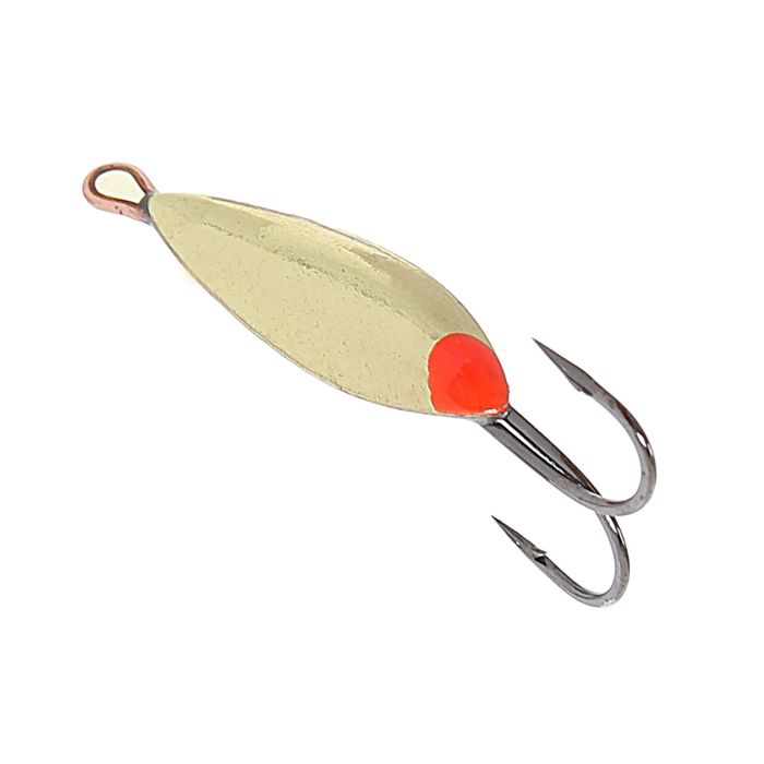 Блесна зимняя «Пирс» Нырок, вес 1 г, латунь, с двойником