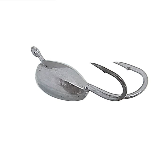 Мормышка вольфрам «Пирс» коза-капля, вес 1.0 г, цвет хром