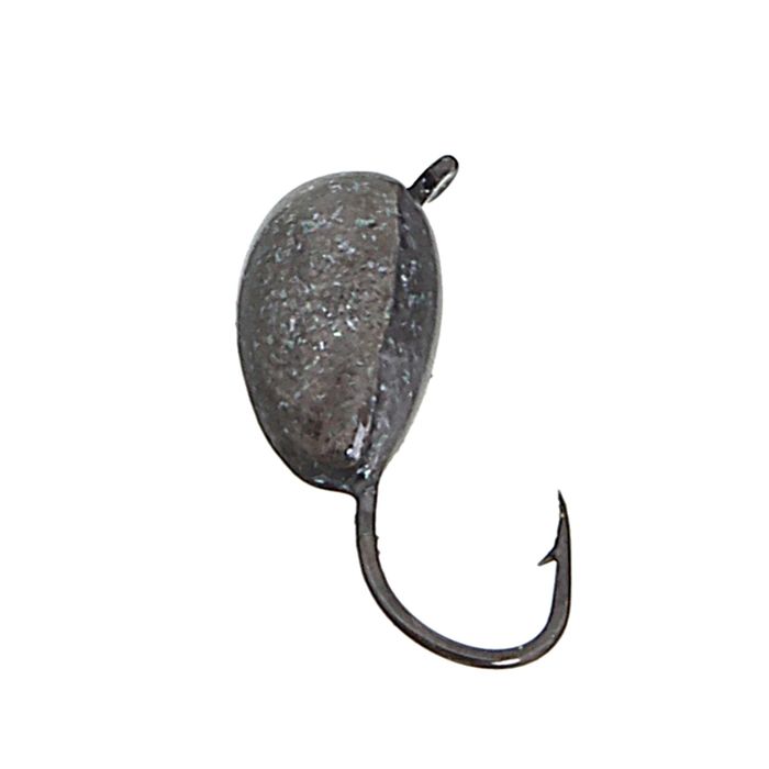 Мормышка вольфрам «Пирс» капля, вес 1.1 г, цвет искорка
