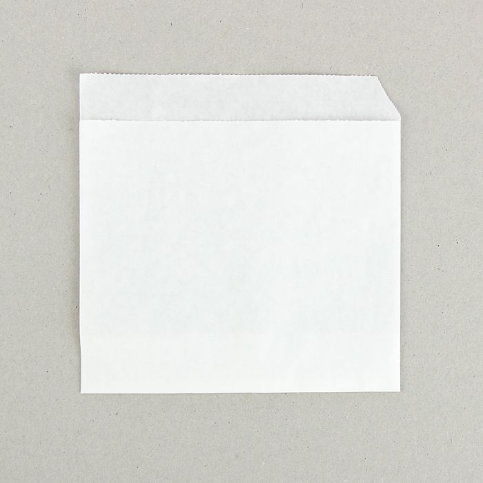 Пакет бумажный фасовочный, Уголок, из жировлагостойкой бумаги 14 х 14 см