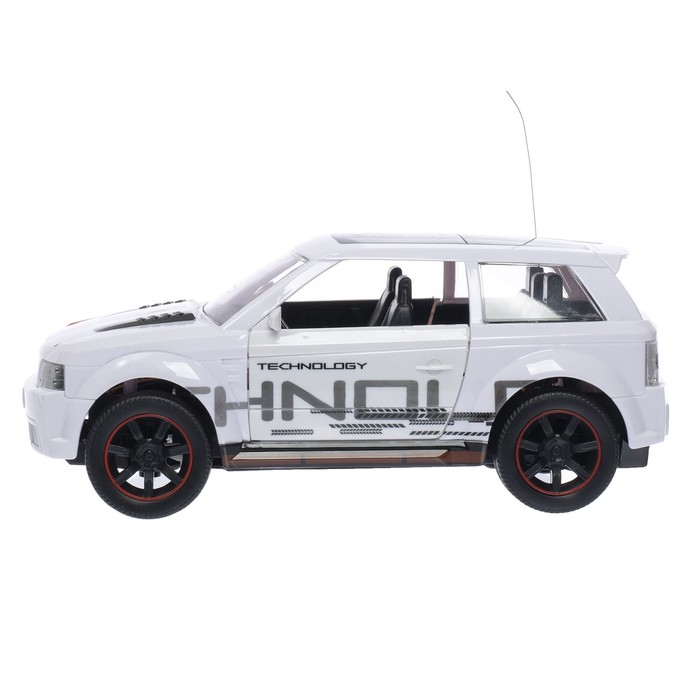 Машина радиоуправляемая "Ралли", масштаб 1:16, световые эффекты, работает от аккумуляторов, цвета МИКС