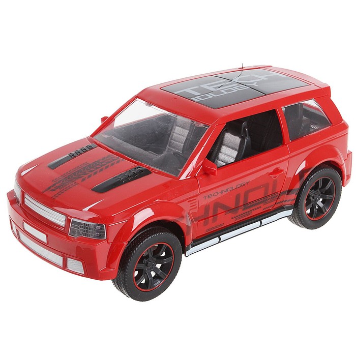 Машина радиоуправляемая "Ралли", масштаб 1:16, световые эффекты, работает от аккумуляторов, цвета МИКС