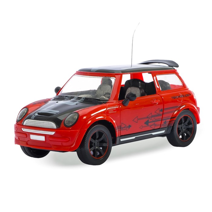 Машина радиоуправляемая "Купер", масштаб 1:16, световые эффекты, работает от аккумуляторов, цвета МИКС