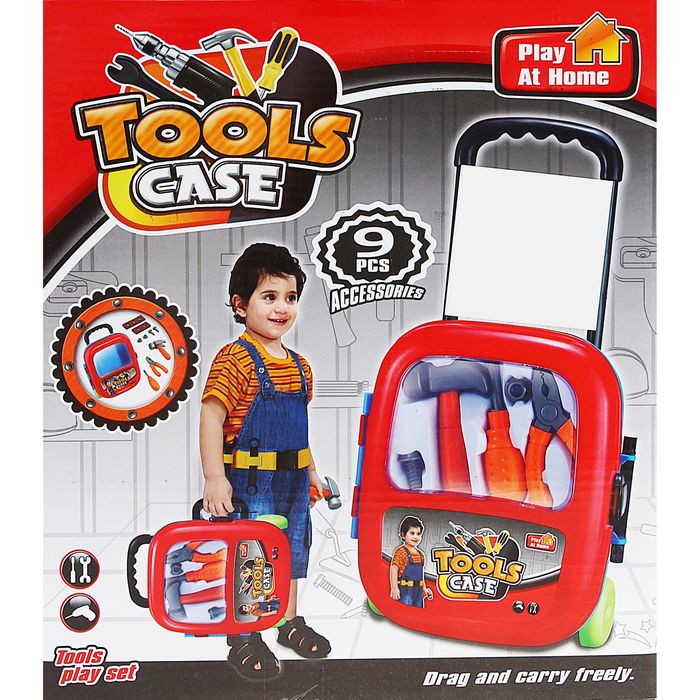 Набор инструментов в чемодане "Юный мастер", 10 предметов