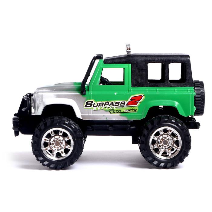 Машина инерционная "Джип - трофи", цвета МИКС