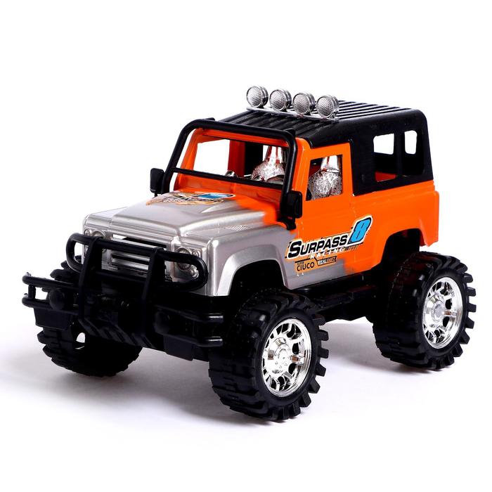 Машина инерционная "Джип - трофи", цвета МИКС