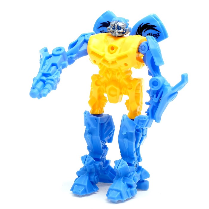 Робот «Космический защитник», световой эффект, работает от батареек, цвета МИКС