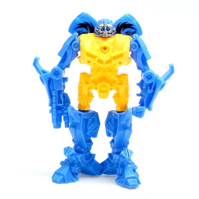 Робот «Космический защитник», световой эффект, работает от батареек, цвета МИКС