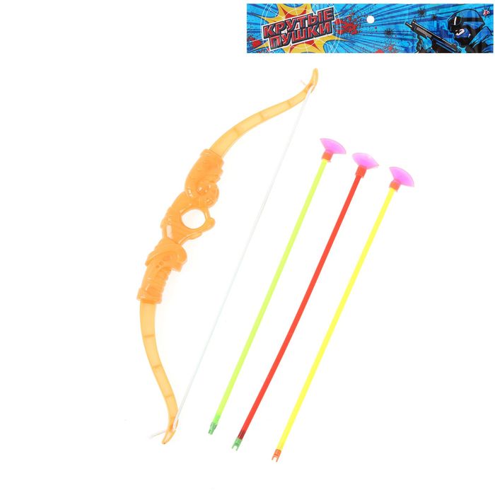 Лук "Стрелок", стреляет присосками, цвета МИКС