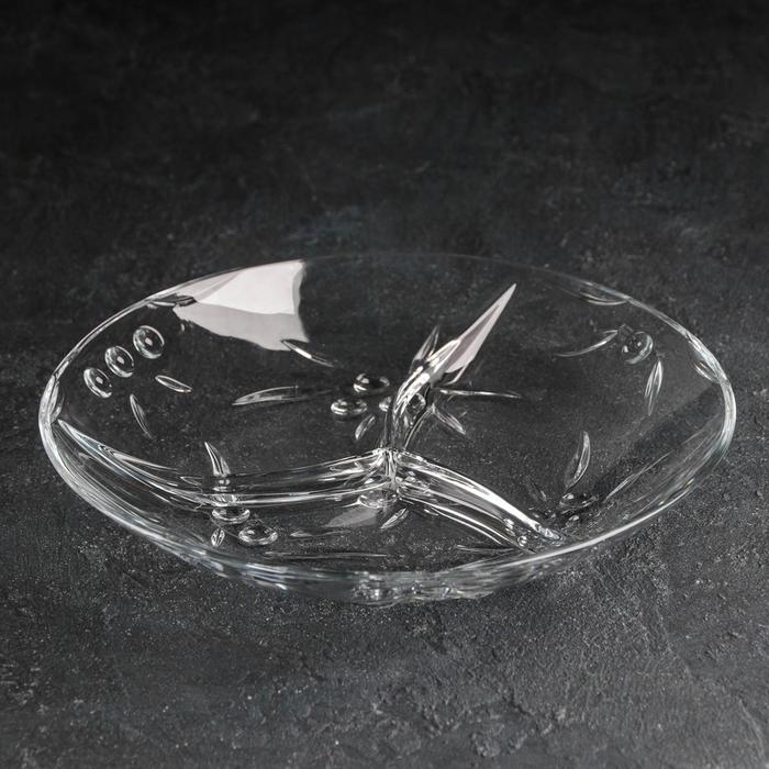 Менажница 27 см "Перла", 3 секции