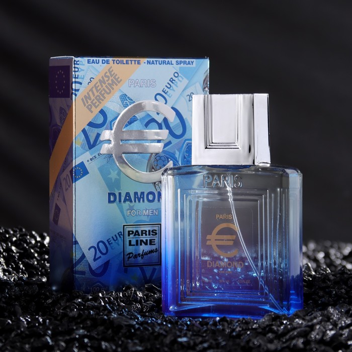 Туалетная вода мужская Euro Diamond Intense Perfume, 100 мл туалетная вода мужская smoking intense perfume 100 мл