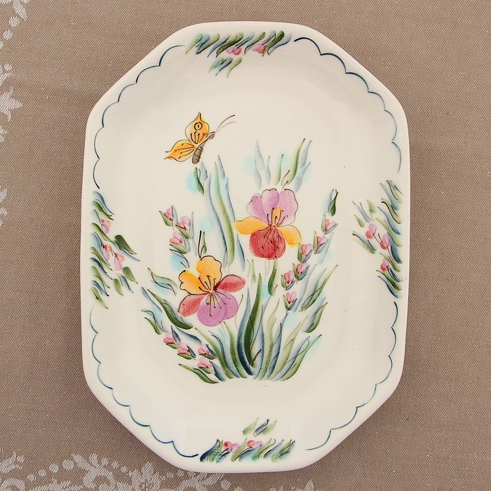 Блюдо "Полевые цветы"