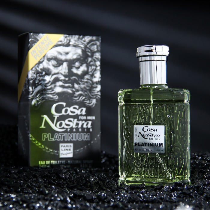 Туалетная вода мужская Cosa Nostra Platinium Intense Perfume, 100 мл туалетная вода мужская cosa nostra platinium intense perfume 100 мл