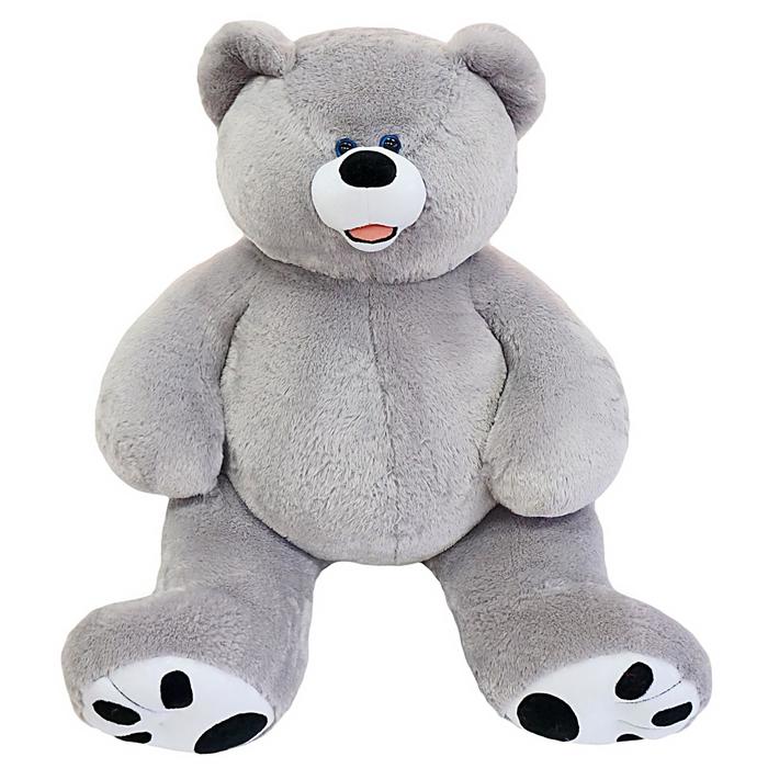 Мягкая игрушка «Мишка Патрик», цвет серый