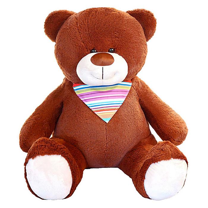 Мягкая игрушка "Мишка Добрыня", цвет коричневый, 140 см