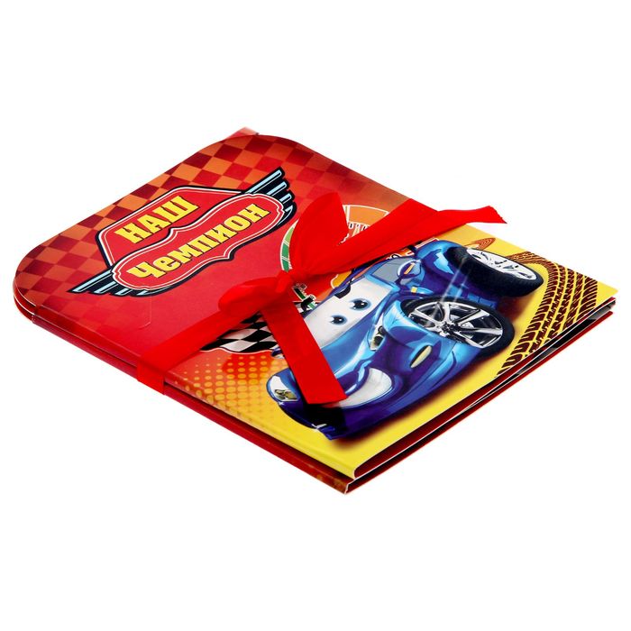 Фоторамка-гармонь на 4 фото "Наш чемпион"