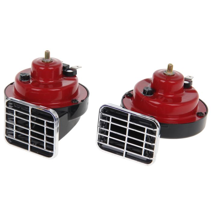 Комплект). 115 дб. Звуковой сигнал 400 db. 12v/335hz/435hz/24 wd-1017-gmp. Сигналы волга 29.