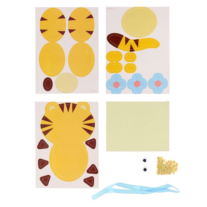 Игрушка-открытка для декорирования "Тигр"