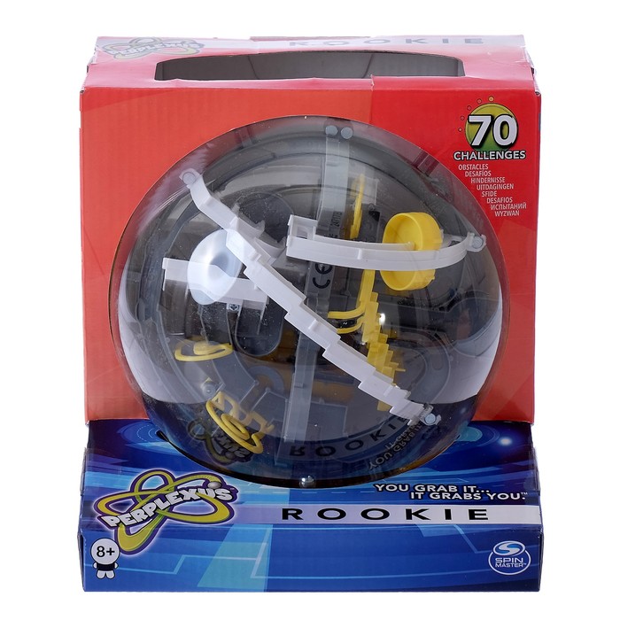 Игра-головоломка "Шар-лабиринт Perplexus Rookie", 70 барьеров