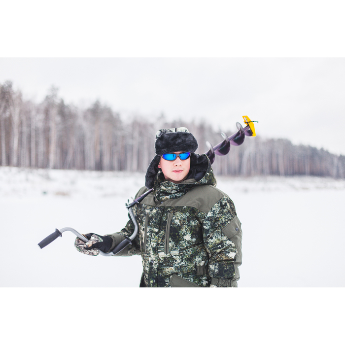 Шапка зимняя «Ушанка», размер 58-62, цвет микс