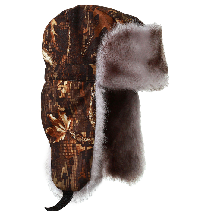 Шапка зимняя «Ушанка», размер 58-62, цвет микс