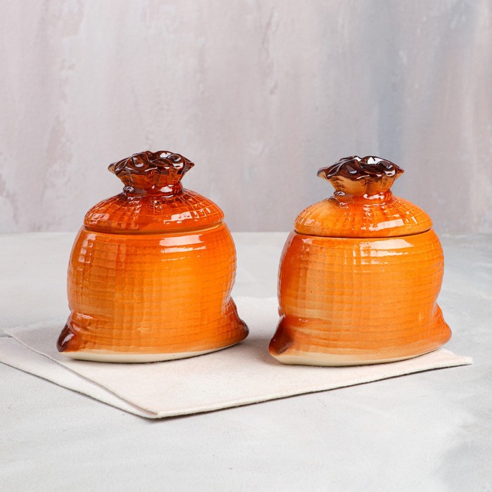 Набор для специй "Мешок" 2 пр. 0,5 л МИКС