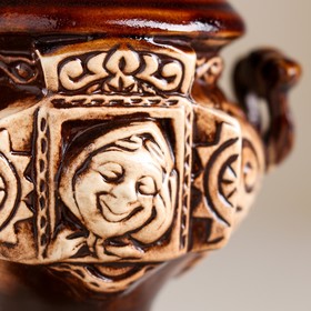 Сувенир "Самовар", керамика, 17 см от Сима-ленд