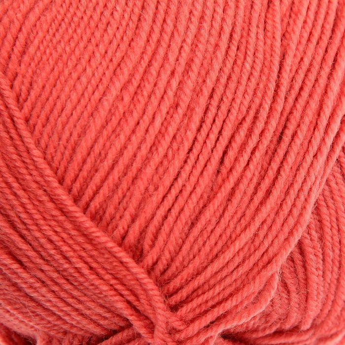 Пряжа"Австралийский меринос" 95%мерин.шерсть,5% акрил объёмный 400м/100гр (185-Земляника)