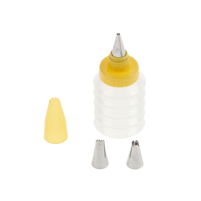 Шприц кондитерский, 3 насадки
