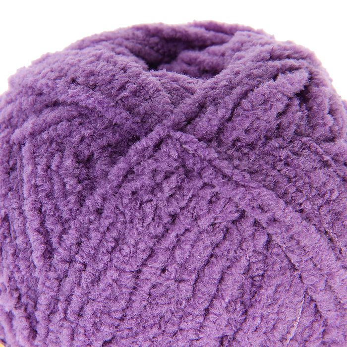 Пряжа "Softy" 100% микрополиэстер 115м/50гр (42 темно-фиолет.)